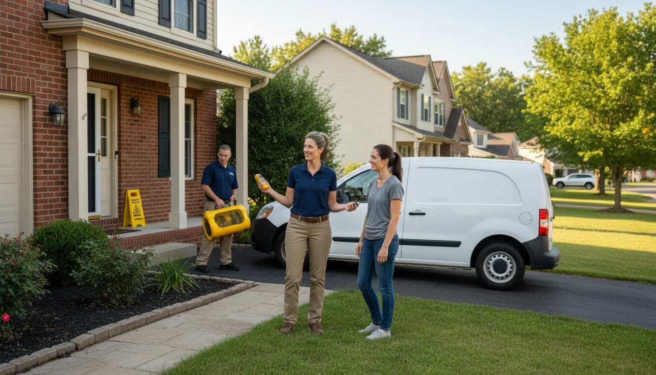Water restoration image for Dehumidification And Cleanup Services in Ford, VA